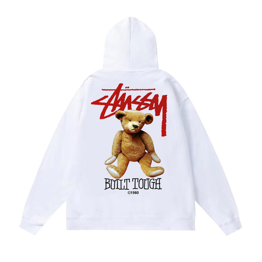 Stussy Hoodie Fall/Winter Fleece Hooded Sweater