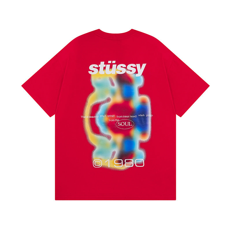 Stussy T Shirts Casual Loose Couple T Shirts