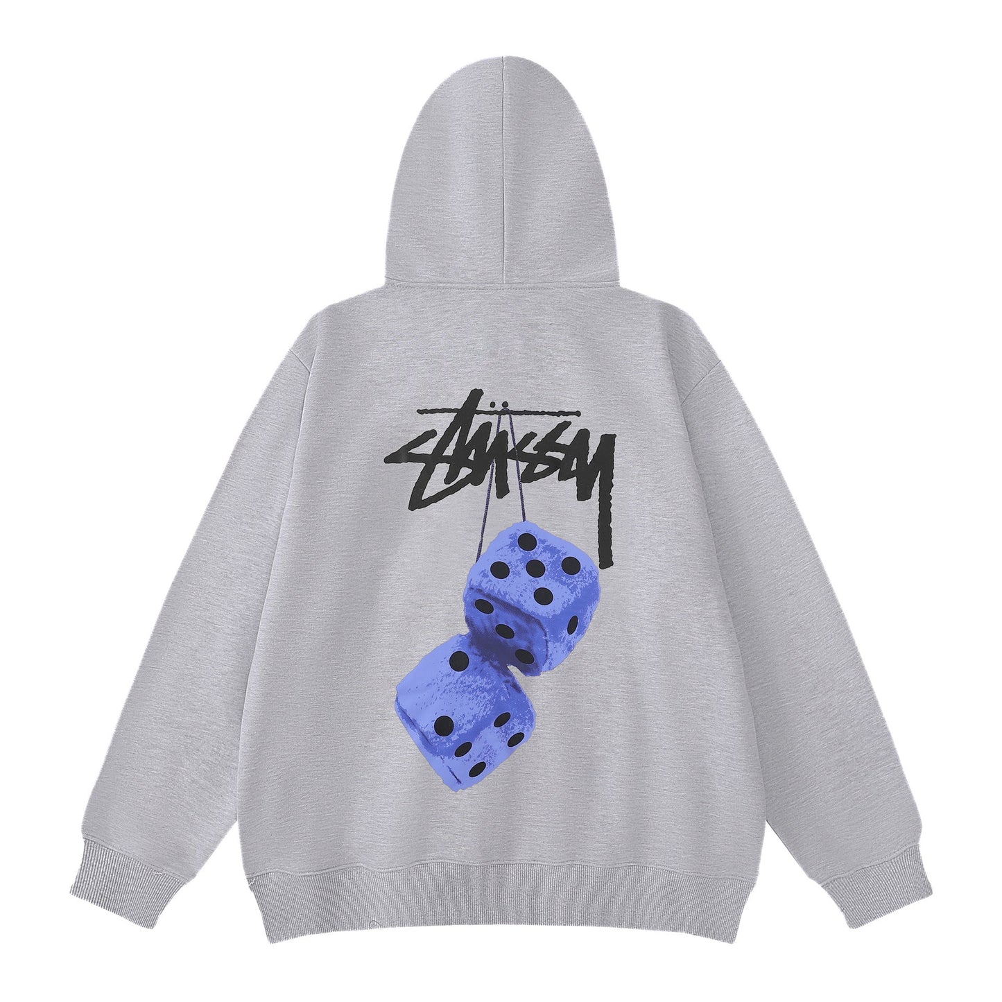 Stussy Hoodie Embroidered Fleece Fashion Hooded Sweater