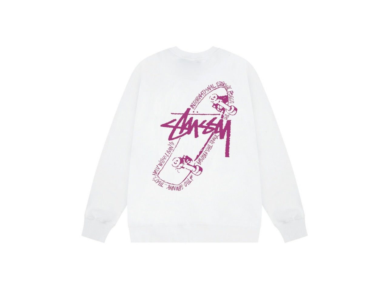 Stussy Sweatshirts Classic Print Fashion Sweater