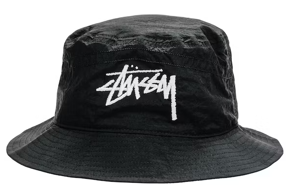 nike x stussy black hat