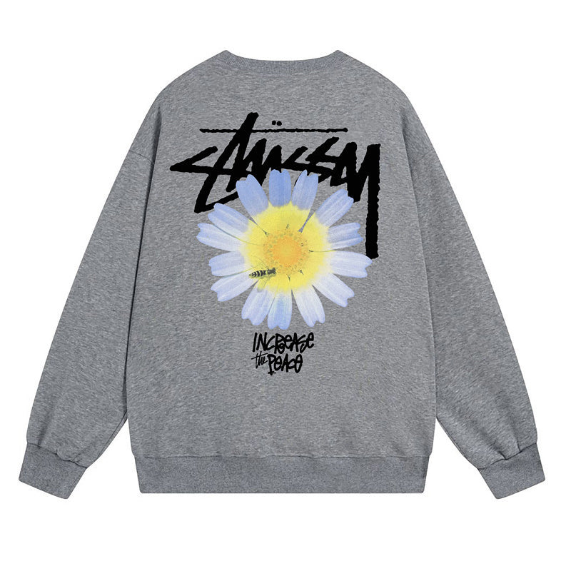 Stussy Sweatshirts Autumn/Winter Fleece Couple Sweatshirts