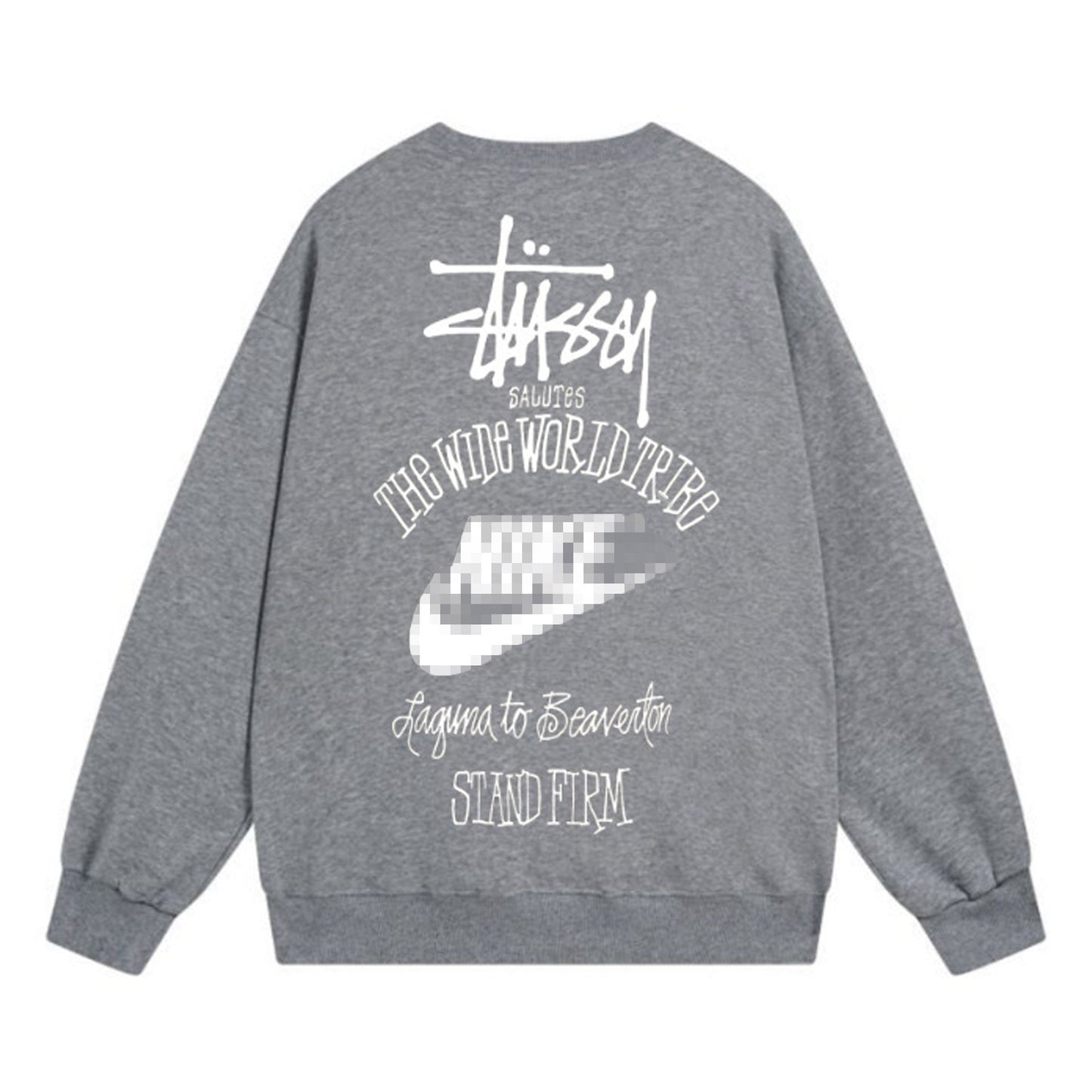 Stussy The Wide World Tribe Sweatshirts Teen Long Sleeve Sweatshirts