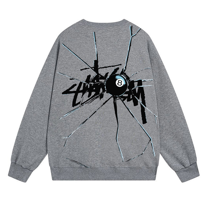 Stussy Sweatshirts Autumn/Winter Fleece Couple Sweatshirts