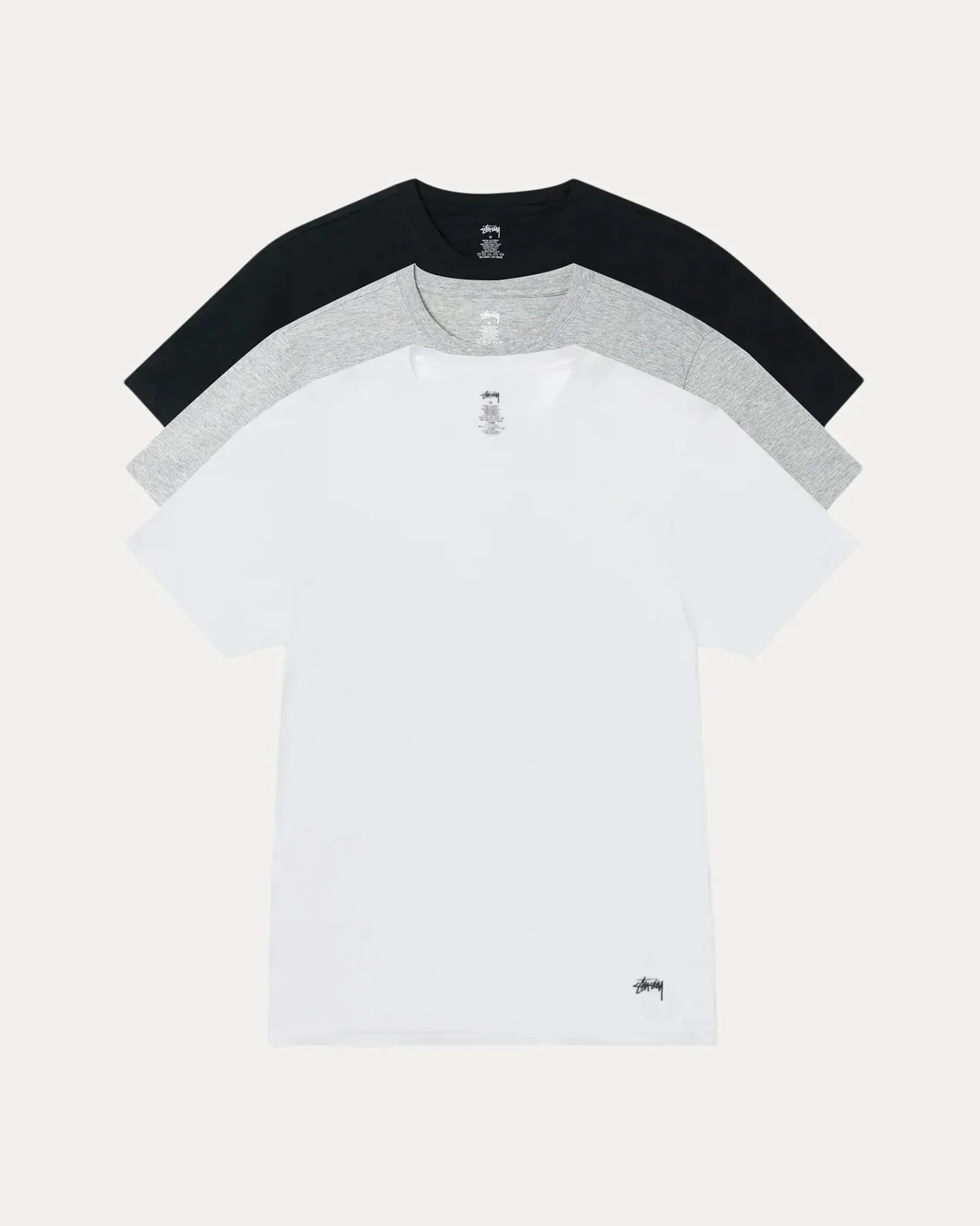 STUSSY UNDERSHIRTS 3 PACK