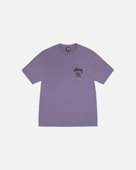 STUSSY CLASSIC GEAR TEE PIGMENT DYED