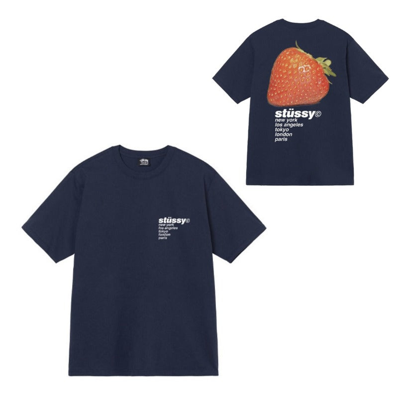 Stussy T Shirts Casual Versatile Loose T Shirts Couple