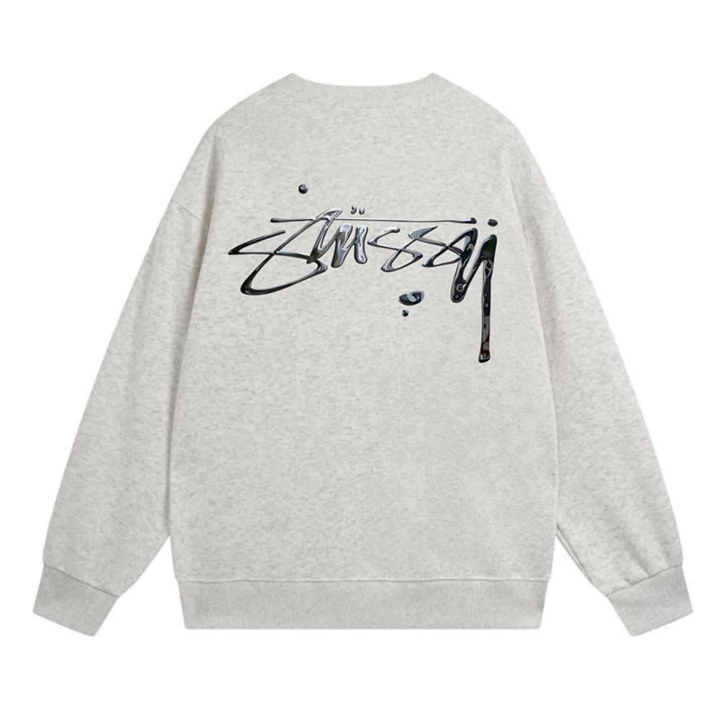 Stussy Sweatshirts Crew Neck Fleece Sweater