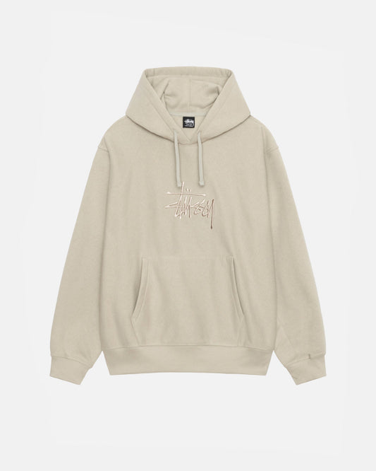 BASIC APPLIQUE STUSSY HOODIE