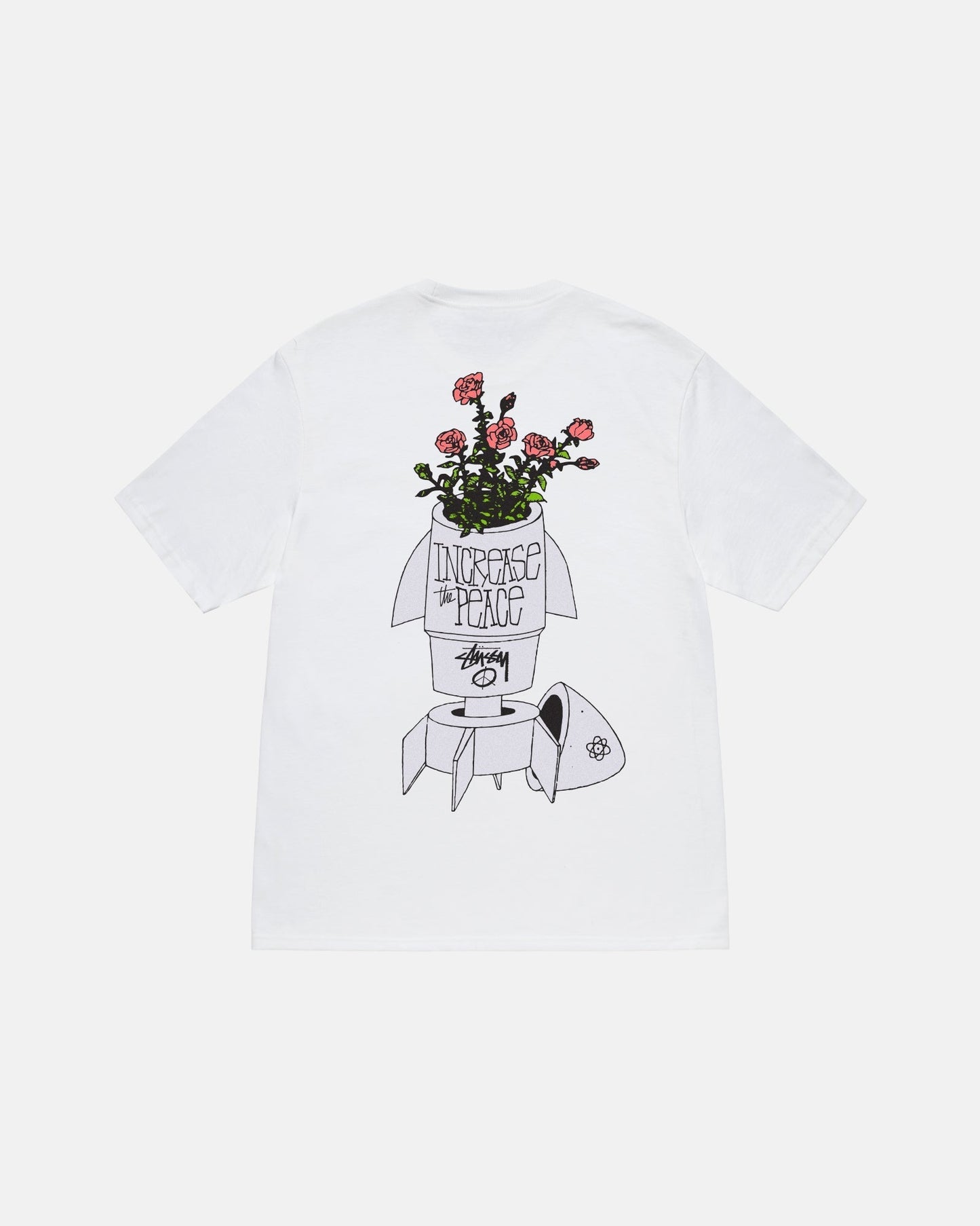 FLOWER BOMB TEE WHITE