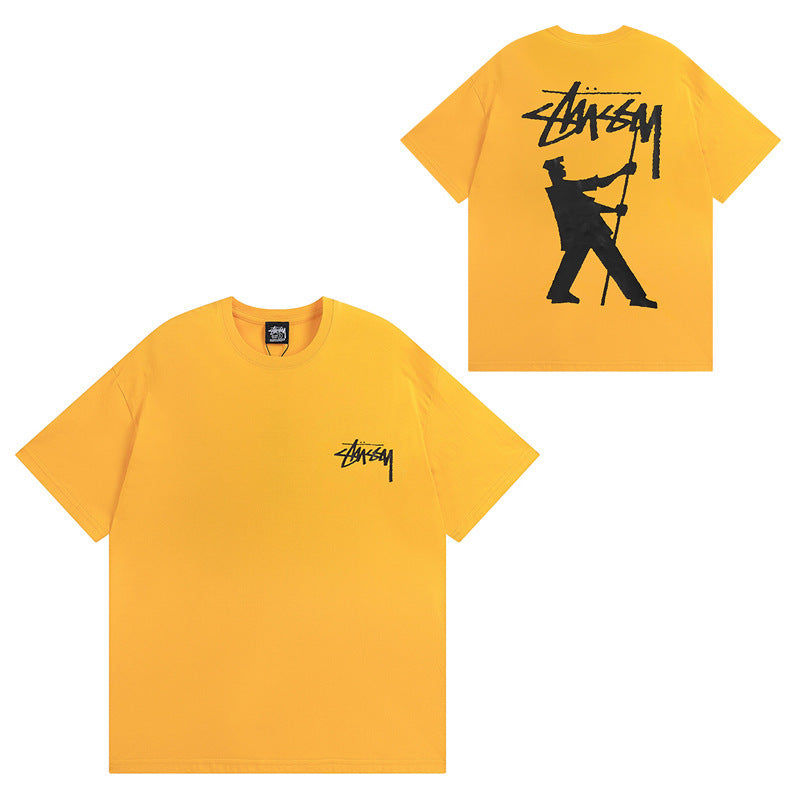 Stussy T Shirts Casual Versatile Loose T Shirts Couple