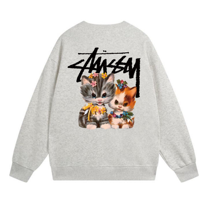 Stussy Sweatshirts Teen Long Sleeve Sweatshirts