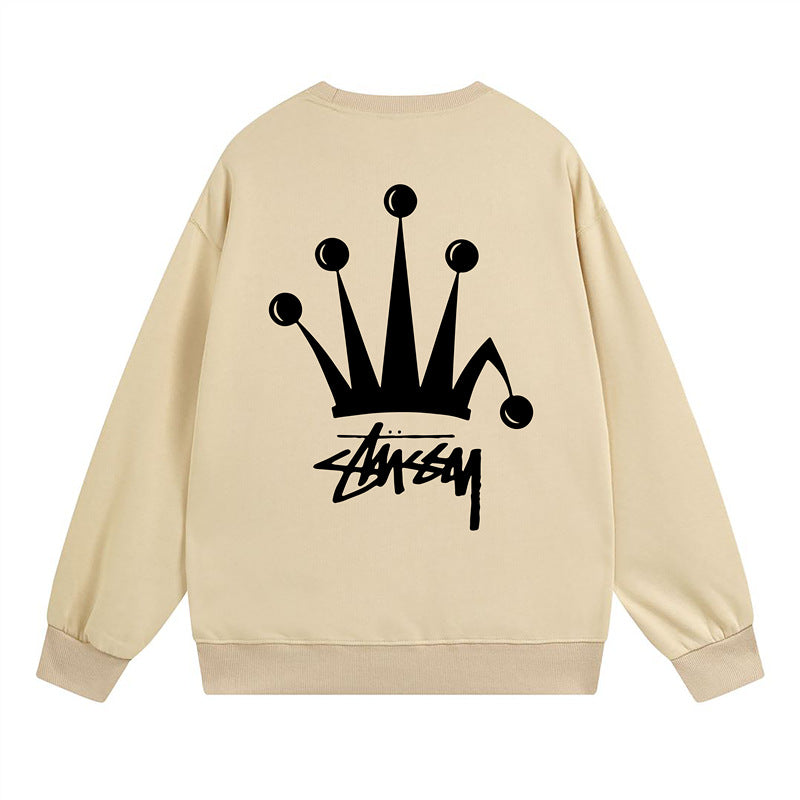 Stussy Sweatshirts Crew Neck Fleece Sweater