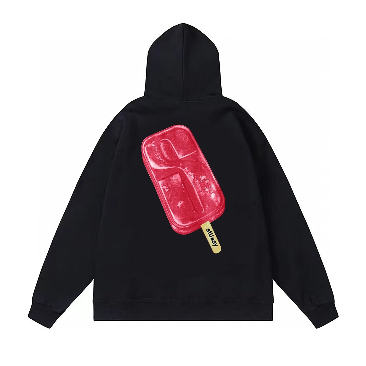 Stussy Hoodie Fall/Winter Fleece Hooded Sweater