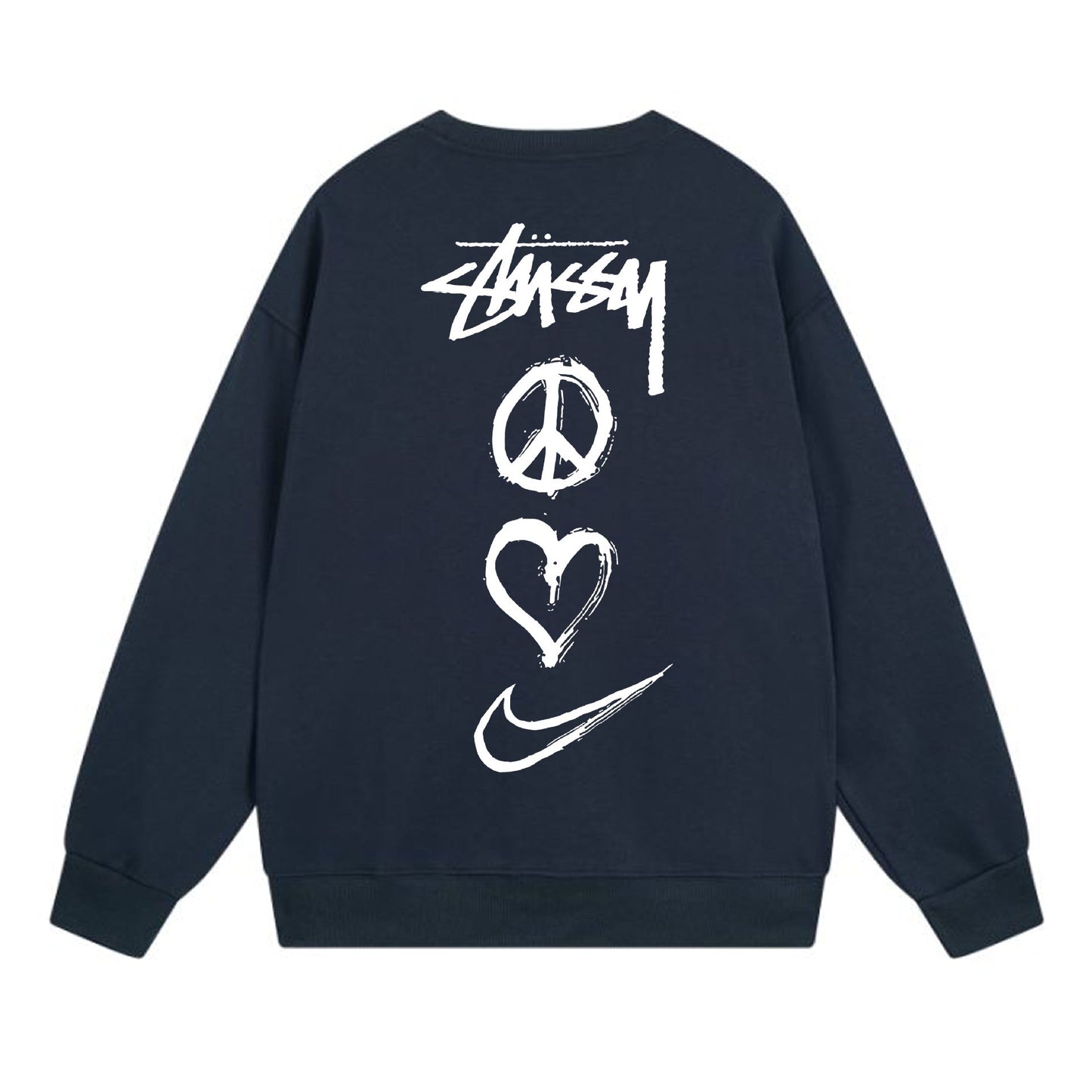 Stussy Sweatshirts Crew Neck Fleece Sweater