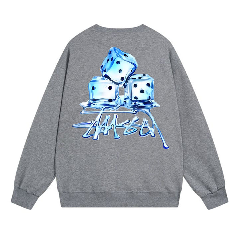 Stussy Sweatshirts Crew Neck Fleece Sweater