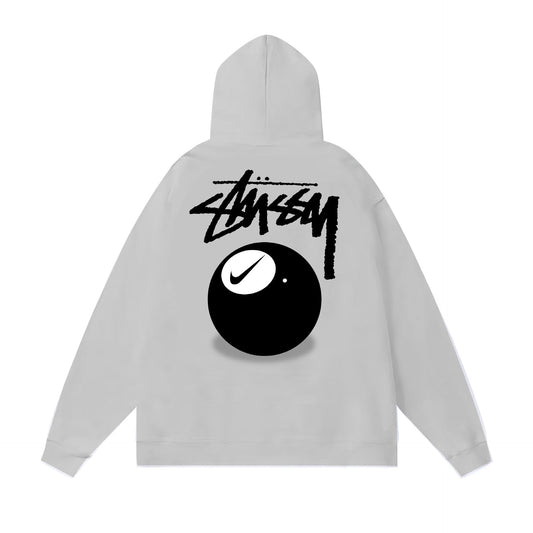 Stussy Hoodie Fall/Winter Fleece Hooded Sweater