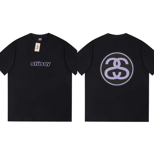 Stussy T Shirts Loose Casual T-Shirts Same for Men and Women