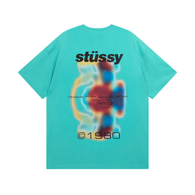 Stussy T Shirts Casual Loose Couple T Shirts