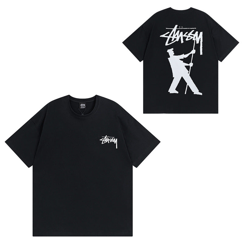 Stussy T Shirts Casual Versatile Loose T Shirts Couple