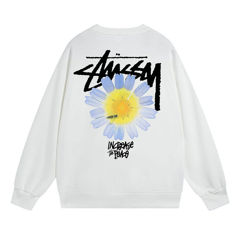 Stussy Sweatshirts Autumn/Winter Fleece Couple Sweatshirts
