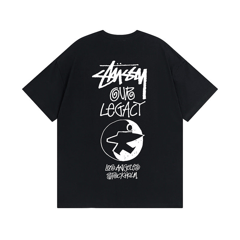 Stussy T Shirts Casual Loose Couple T Shirts