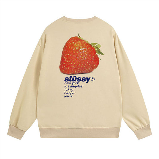 Stussy Sweatshirts Autumn/Winter Fleece Couple Sweatshirts