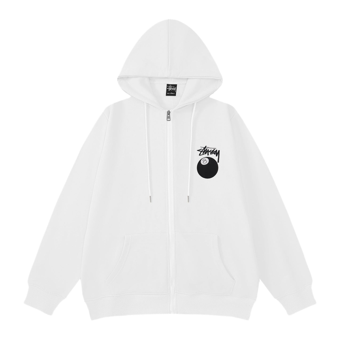 Stussy Hoodie Embroidered Fleece Fashion Hooded Sweater
