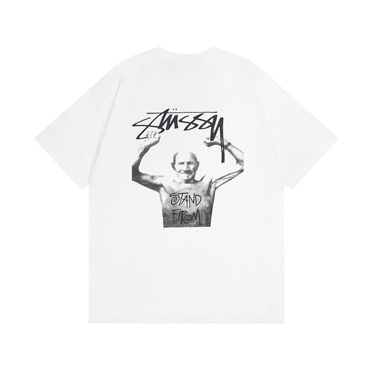 Stussy T Shirts Casual Loose Couple T Shirts