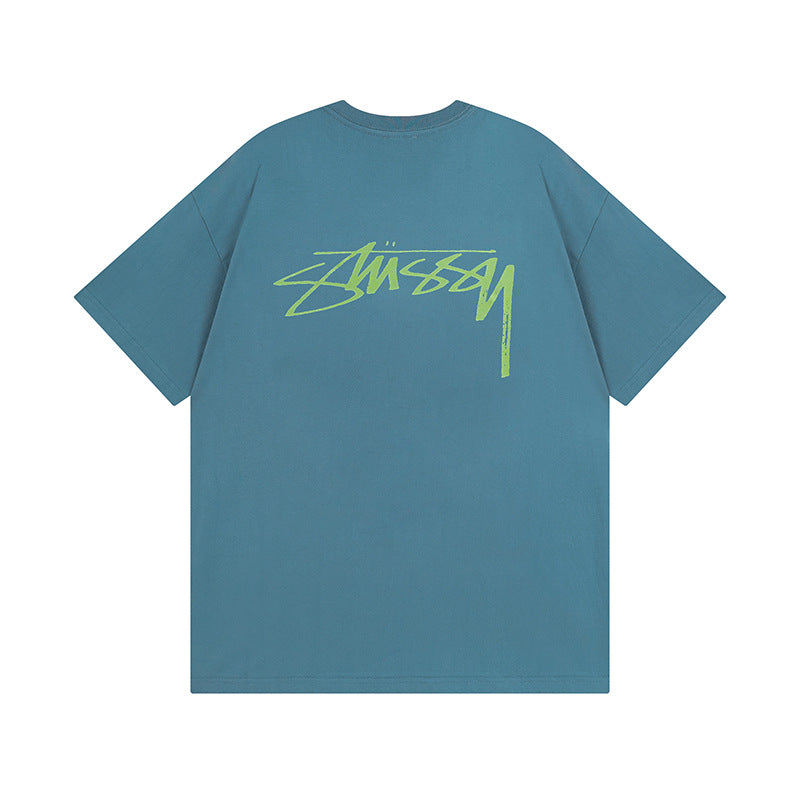 Stussy T Shirts Casual Loose Couple T Shirts