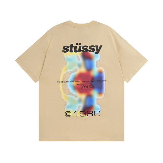 Stussy T Shirts Casual Loose Couple T Shirts