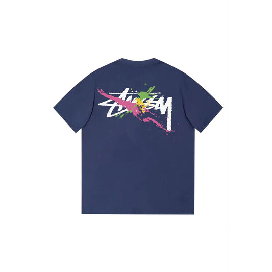 Stussy T Shirts Loose Casual T-Shirts Same for Men and Women