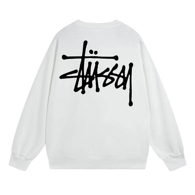 Stussy Sweatshirts Crew Neck Fleece Sweater