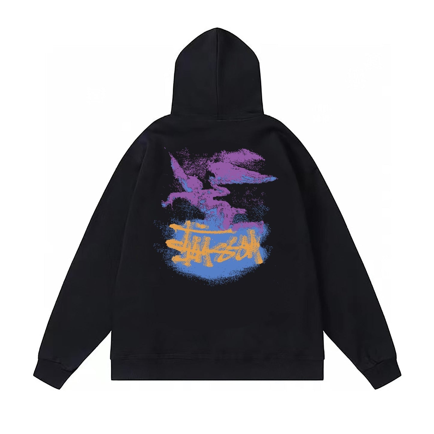 Stussy Hoodie Fall/Winter Fleece Hooded Sweater