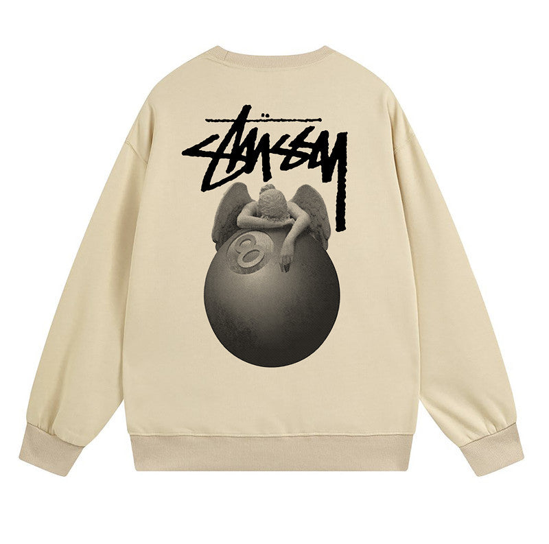 Stussy Sweatshirts Autumn/Winter Fleece Couple Sweatshirts