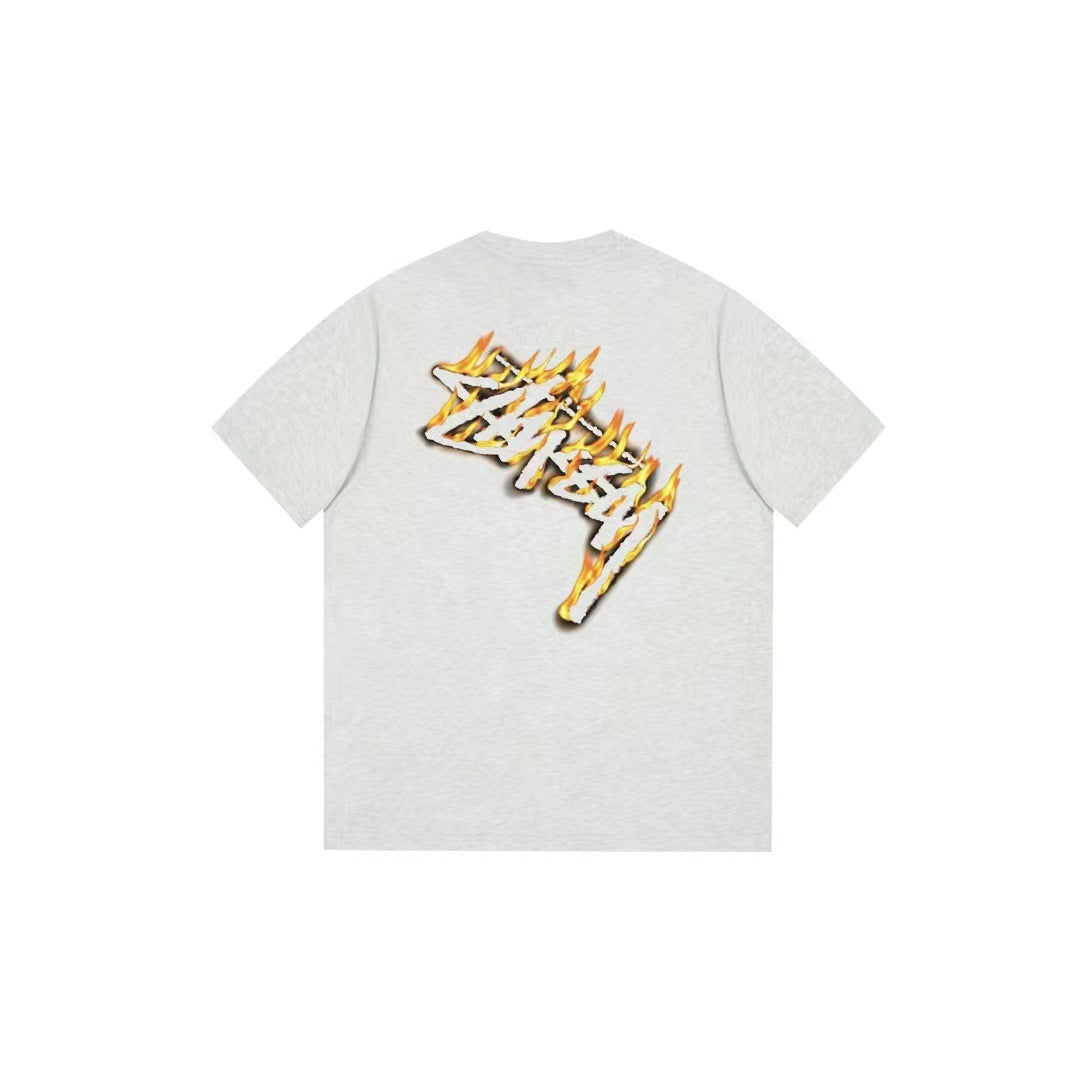 Stussy T Shirts Loose Casual T-Shirts Same for Men and Women
