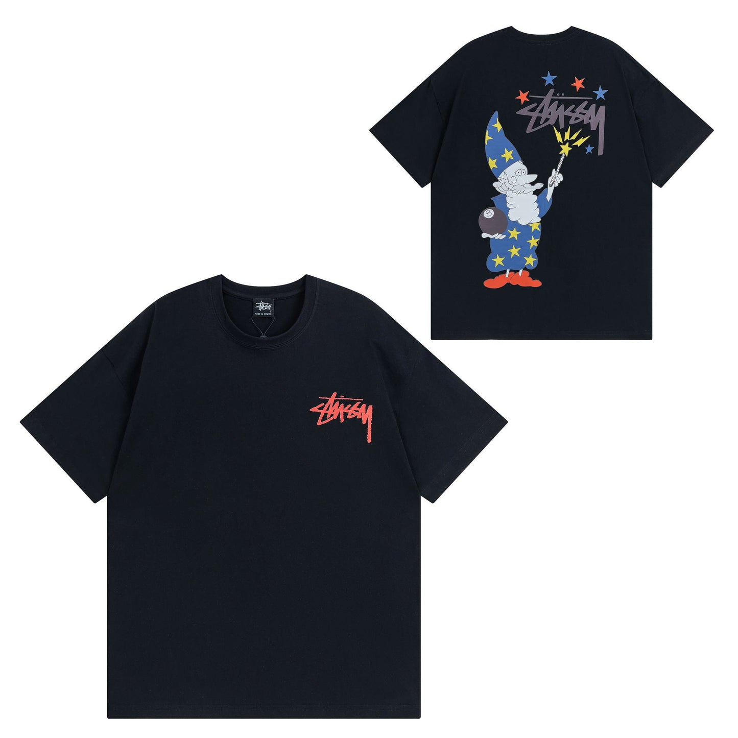 Stussy T Shirts Casual Versatile Loose T Shirts Couple