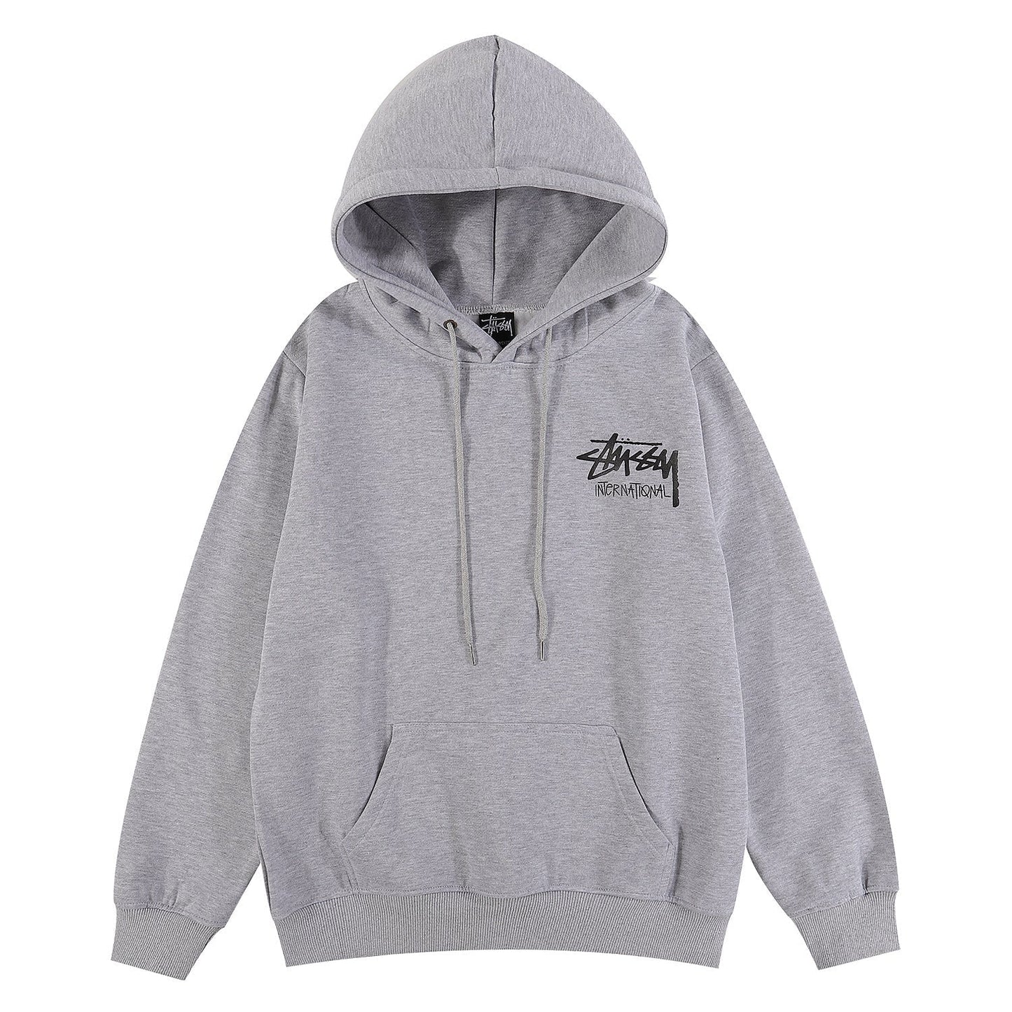 Stussy Hoodie Embroidered Fleece Fashion Hooded Sweater