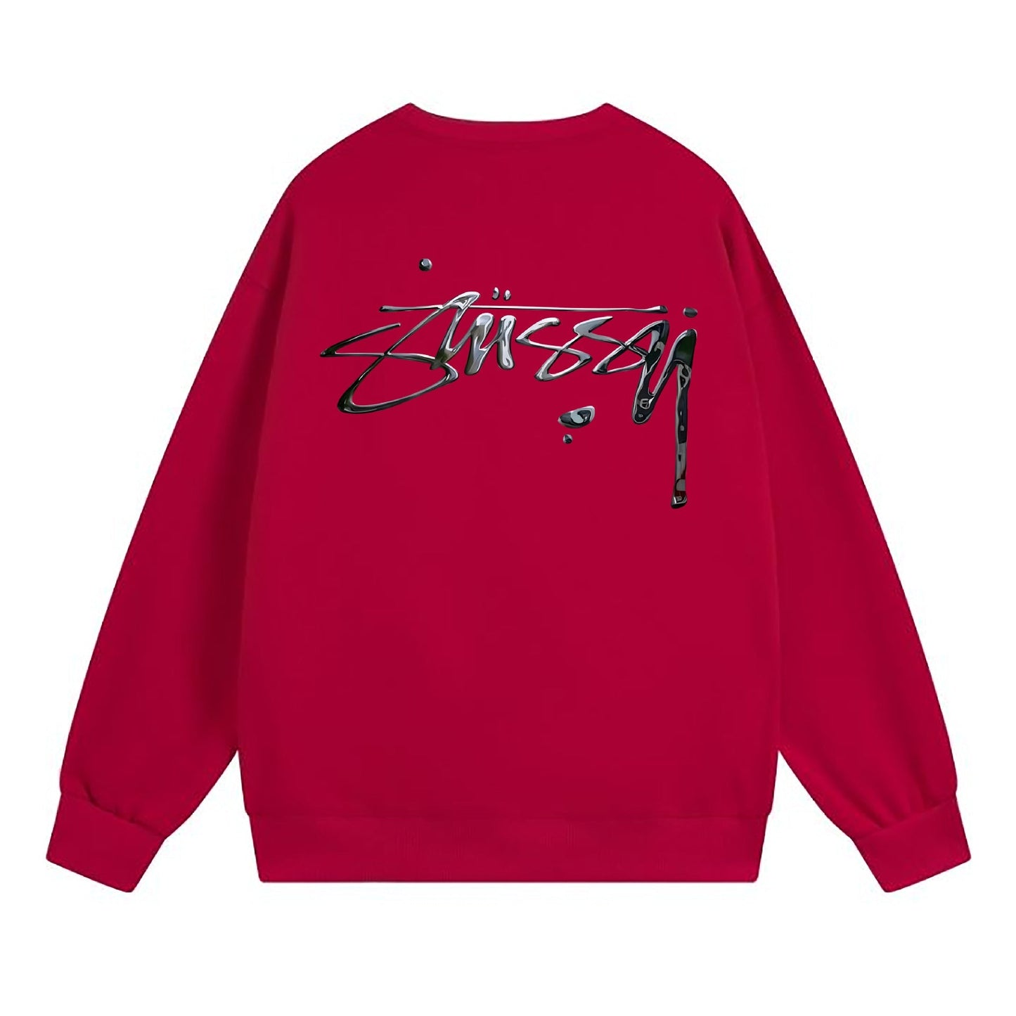 Stussy Sweatshirts Crew Neck Fleece Sweater