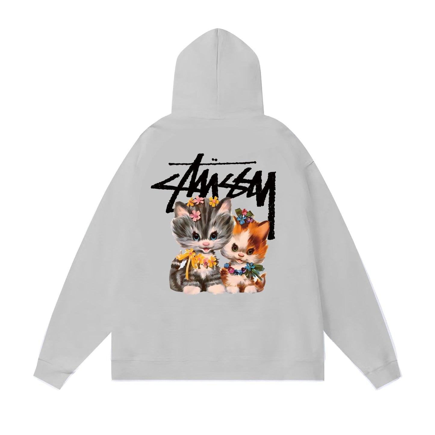 Stussy Hoodie Fall/Winter Fleece Hooded Sweater