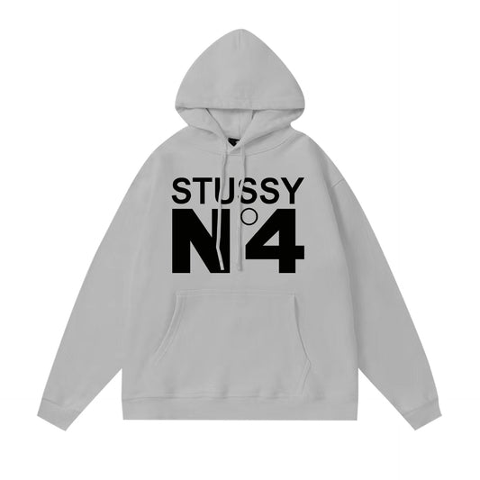 Stussy Hoodie Fall/Winter Fleece Hooded Sweater