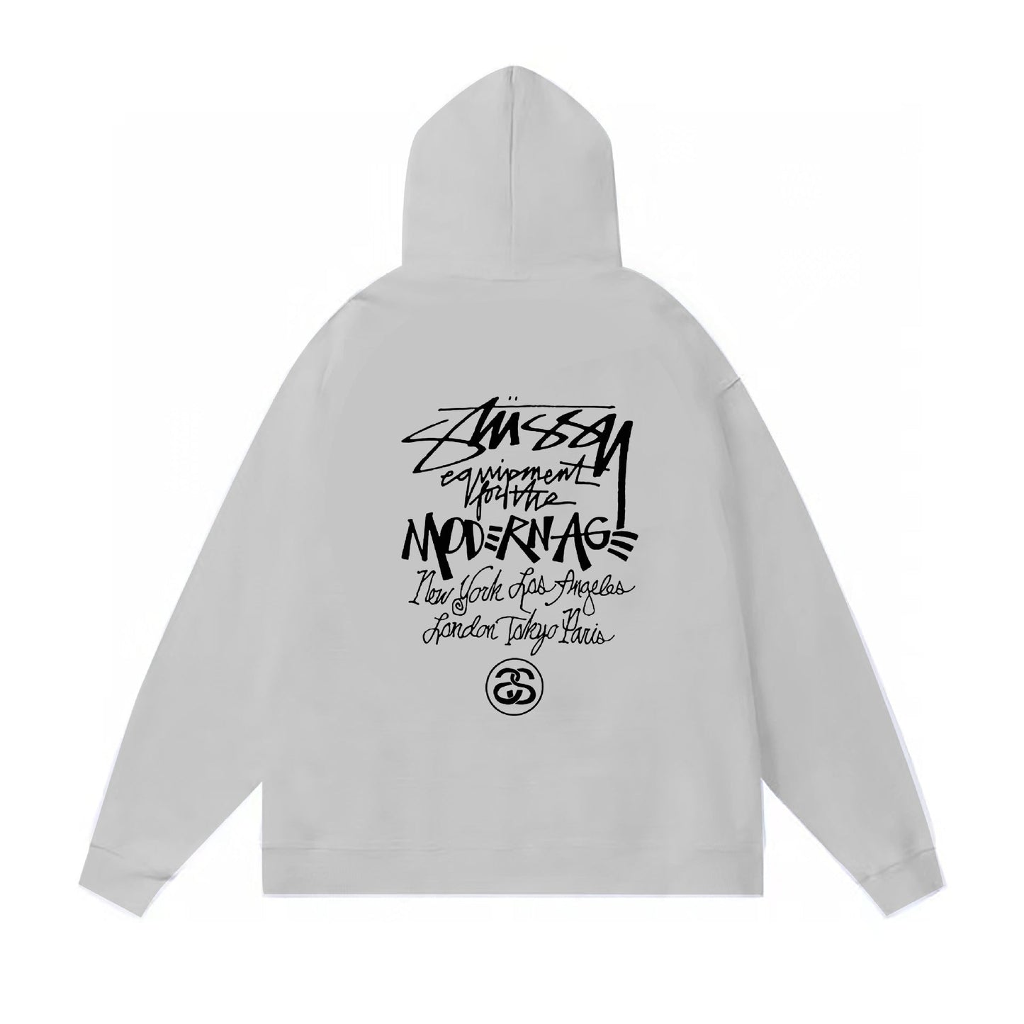 Stussy Hoodie Fall/Winter Fleece Hooded Sweater