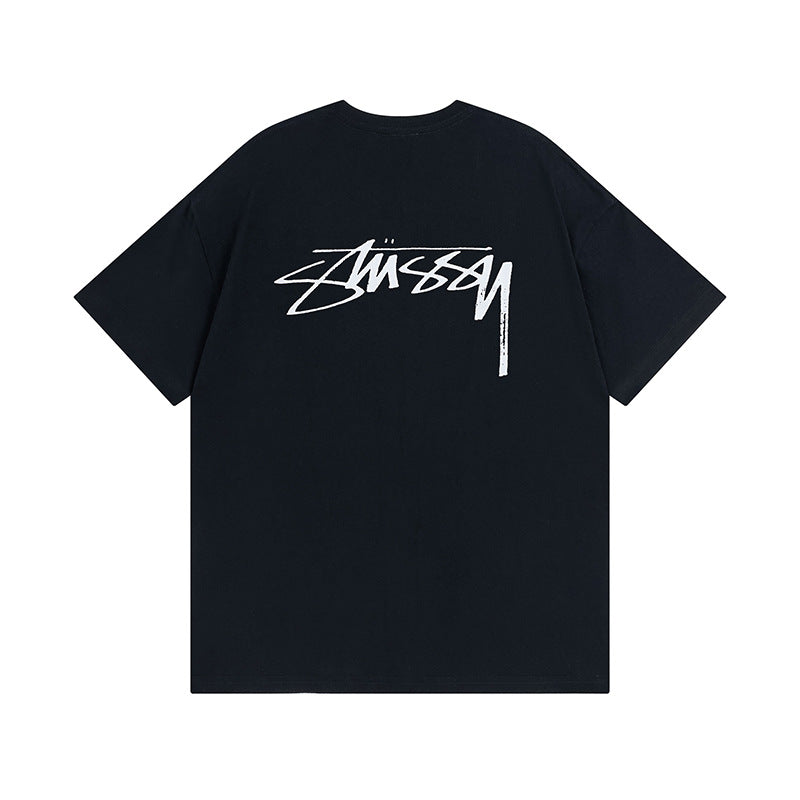 Stussy T Shirts Casual Loose Couple T Shirts