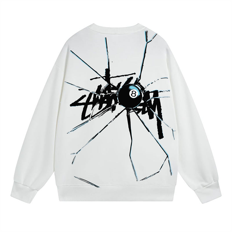 Stussy Sweatshirts Autumn/Winter Fleece Couple Sweatshirts