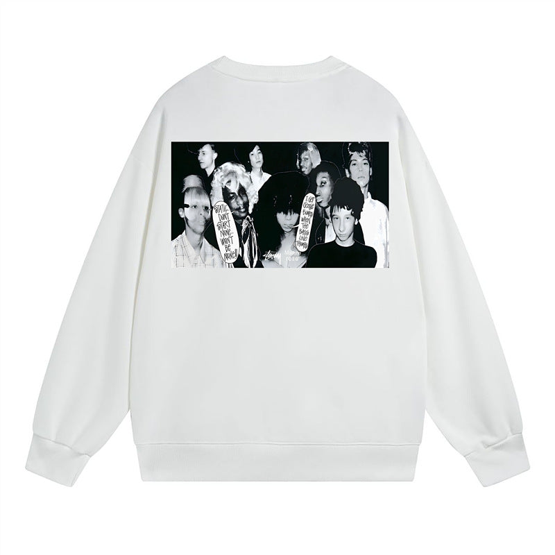 Stussy Sweatshirts Crew Neck Fleece Sweater