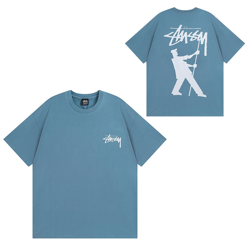 Stussy T Shirts Casual Versatile Loose T Shirts Couple