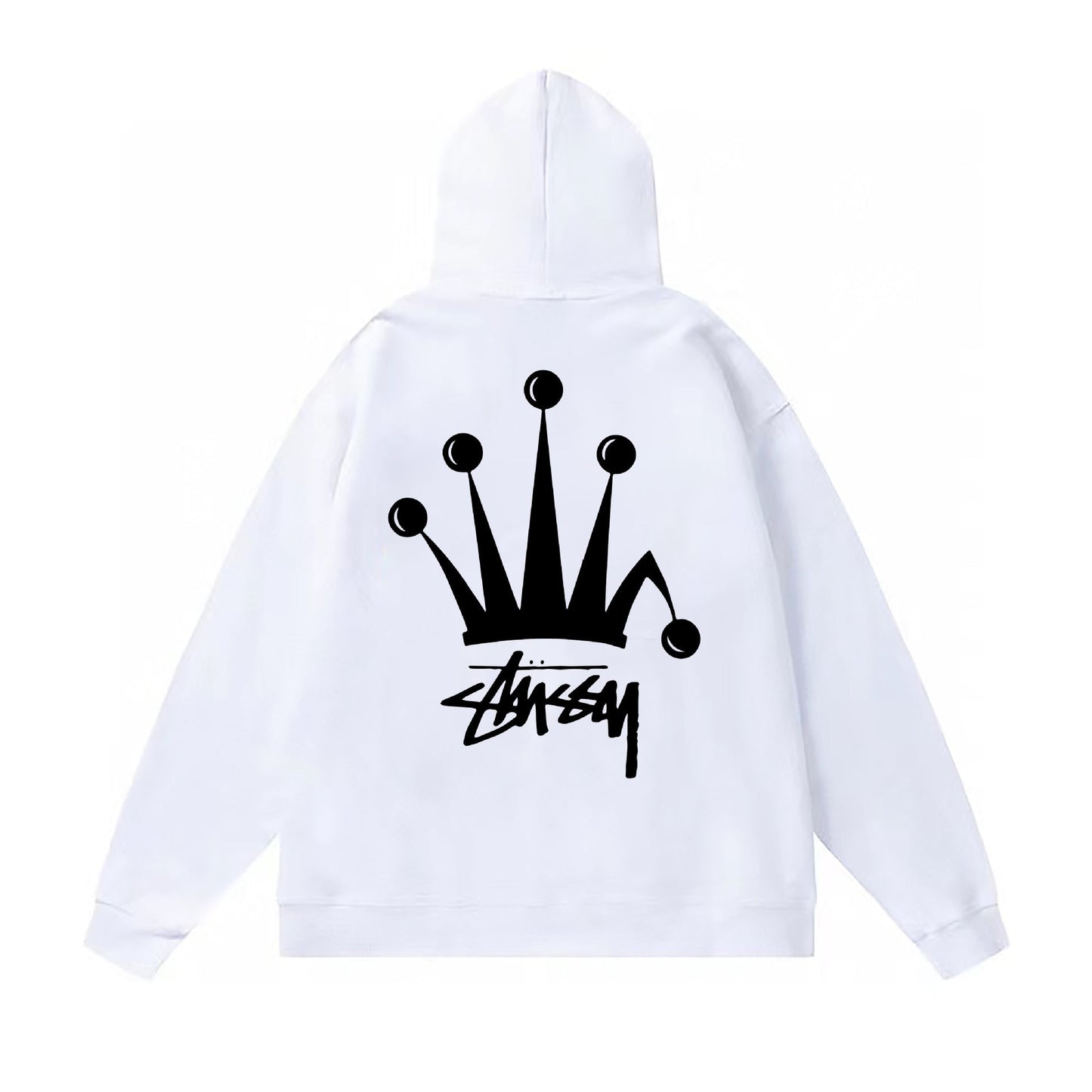 Stussy Hoodie Fall/Winter Fleece Hooded Sweater