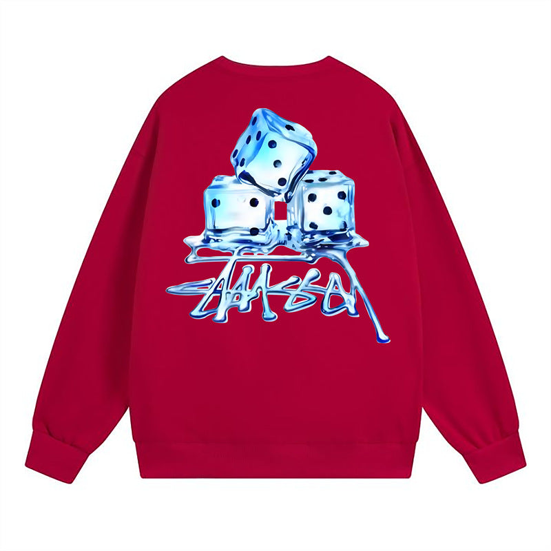 Stussy Sweatshirts Crew Neck Fleece Sweater