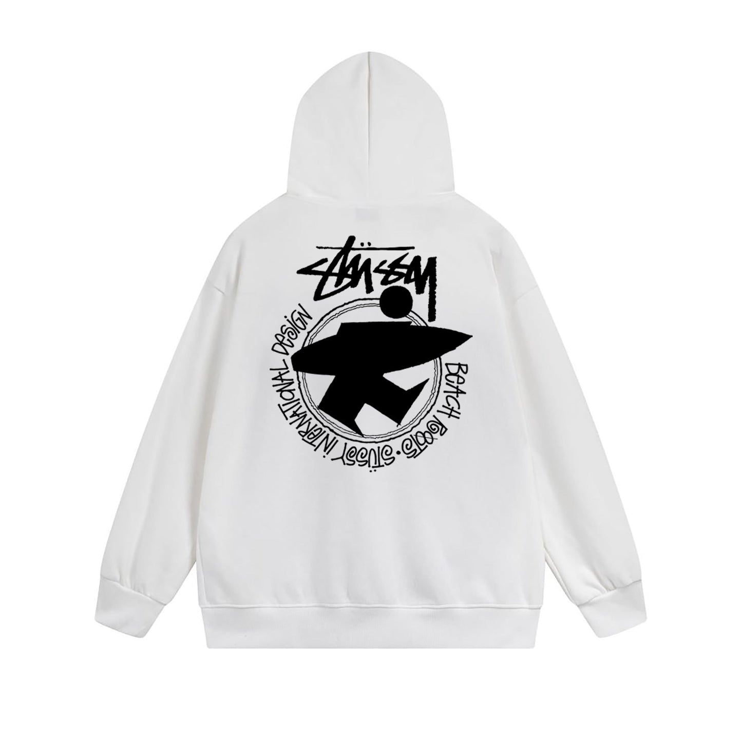 Stussy Hoodie Zip Cardigan Hooded Sweater