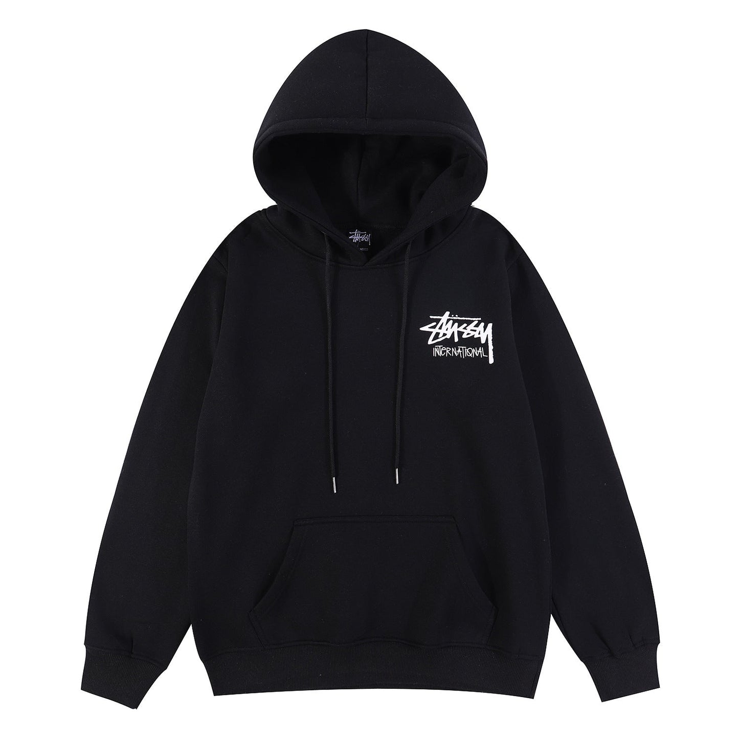 Stussy Hoodie Embroidered Fleece Fashion Hooded Sweater